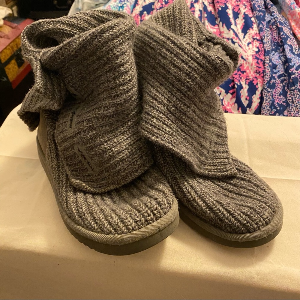 Women’s Ugg Sweater Boot Grey Size 8